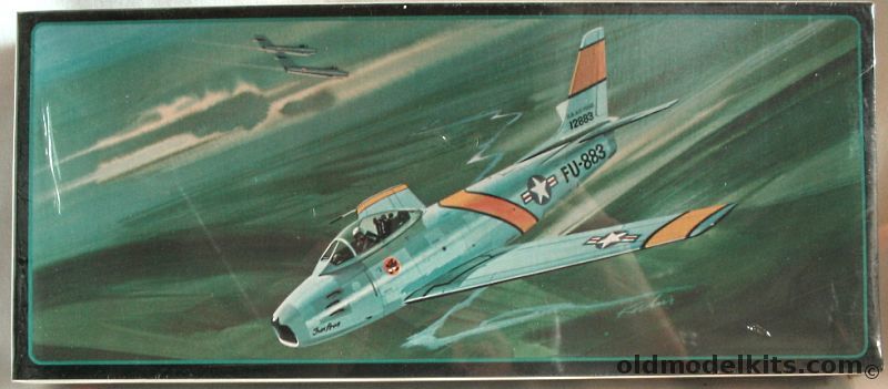 AMT-Hasegawa 1/72 North American F-86F Sabre Jet - Columbian Air Force or USAF Korea, A627-100 plastic model kit